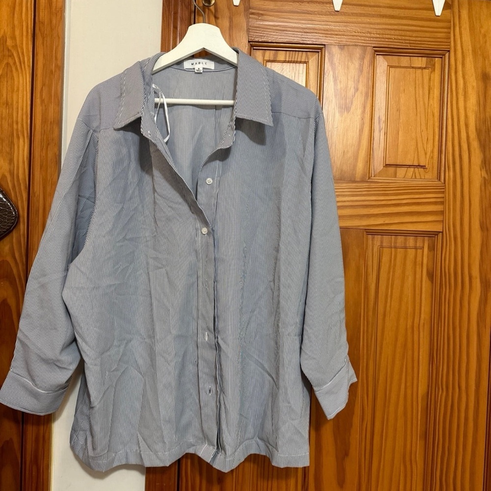 Button up oversized top